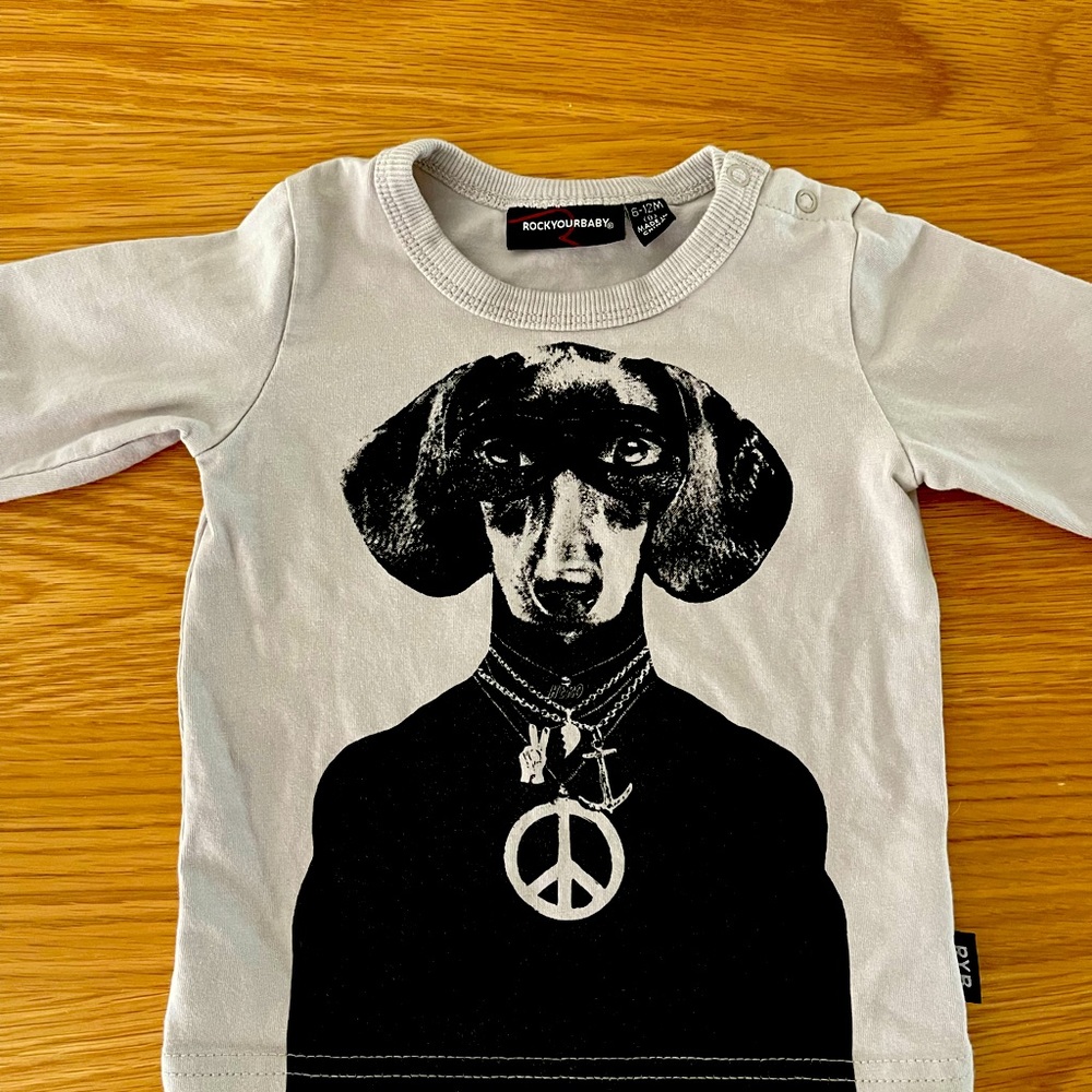 Peace Dog shirt- rockyourbaby